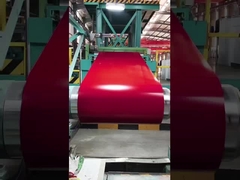 전차로 칠한 진열제 강철 코일 빨간색